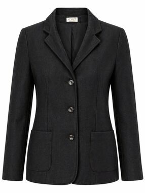 Koret Vintage Classic Single Breasted Black Women Wool Blend Capsule Blazer
